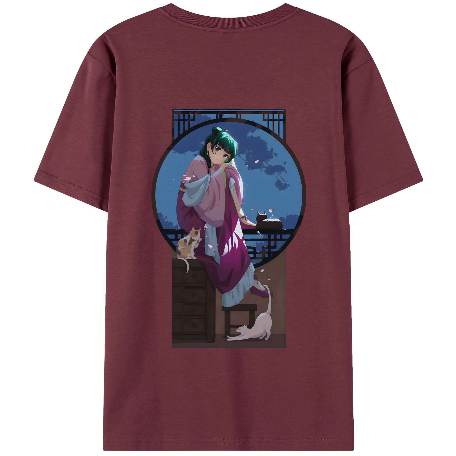 （画像用） 薬屋のひとりごと The Apothecary Diaries 綿100％半袖Tシャツ（背面プリント）